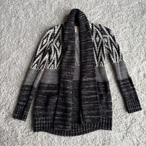 Lucky Brand Open Front Knit Cardigan Sweater